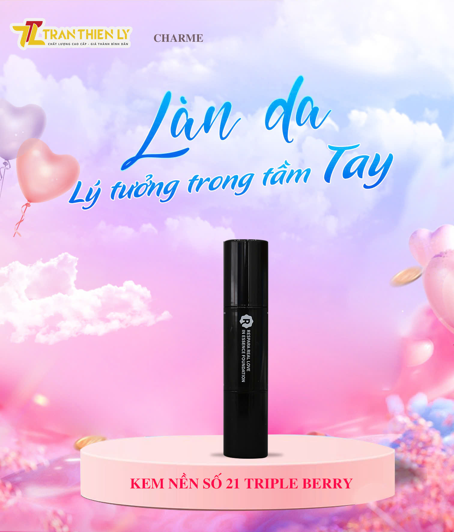 (WEB70) Kem nền số 21 Triple Berry