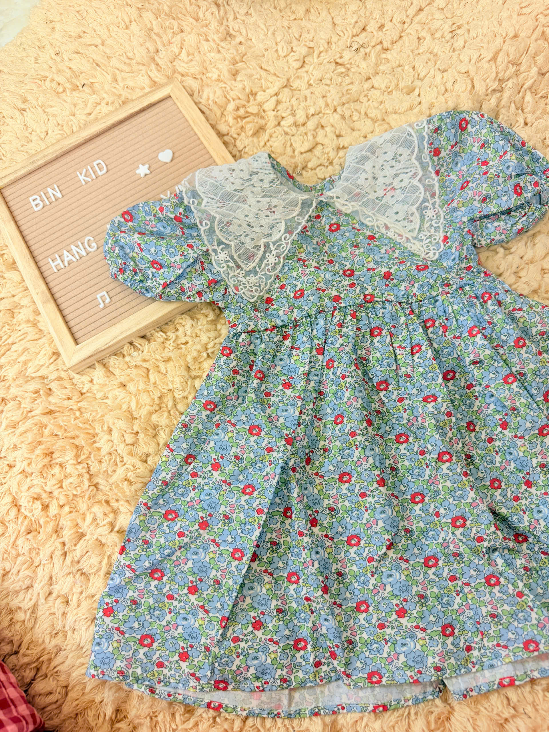 D2 165K ĐẦM HOA PHỐI REN