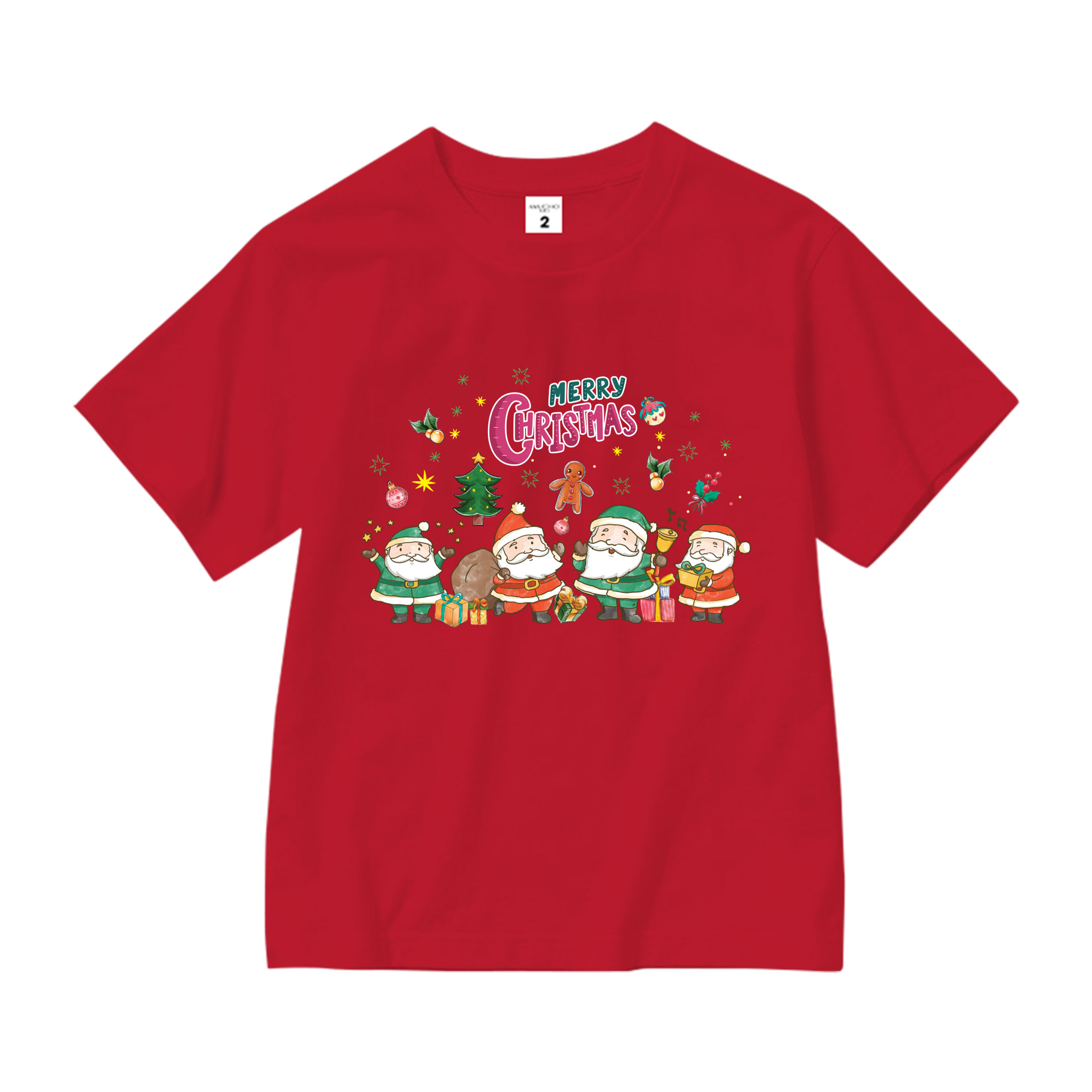 Áo thun bé gái giáng sinh noel from rộng chất vải cotton thoáng mát AED1711 Miucho Kid in graphic_thumbnail_15