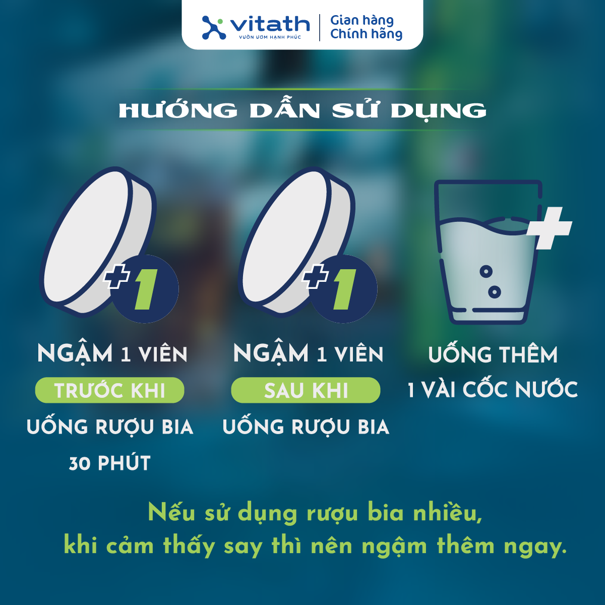 Giải rượu Non Alco VITATH, hỗ trợ tan 70% nồng độ cồn sau 40 phút sử dụng và giảm đau đầu chóng mặt_thumbnail_5