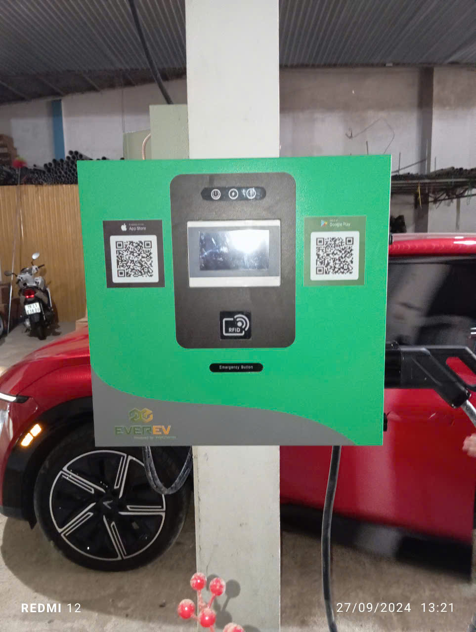 Trụ sạc DC 20-30KW Juhang OCPP