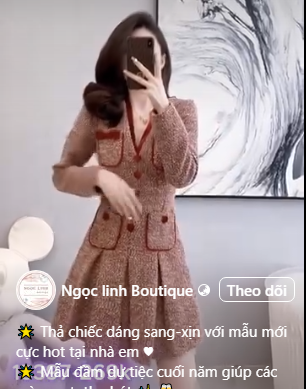 15397-Đầm suông A tay dài tà xếp ly viền đỏ ( tweet ruby)_thumbnail_0