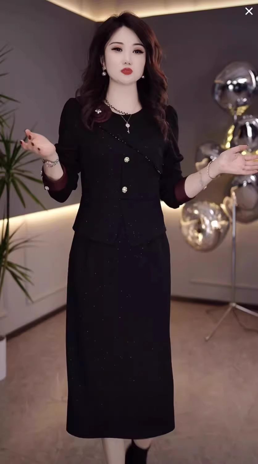 15443-Đầm body suông đen tay dài dáng peplum ( poly 2 da)_thumbnail_0