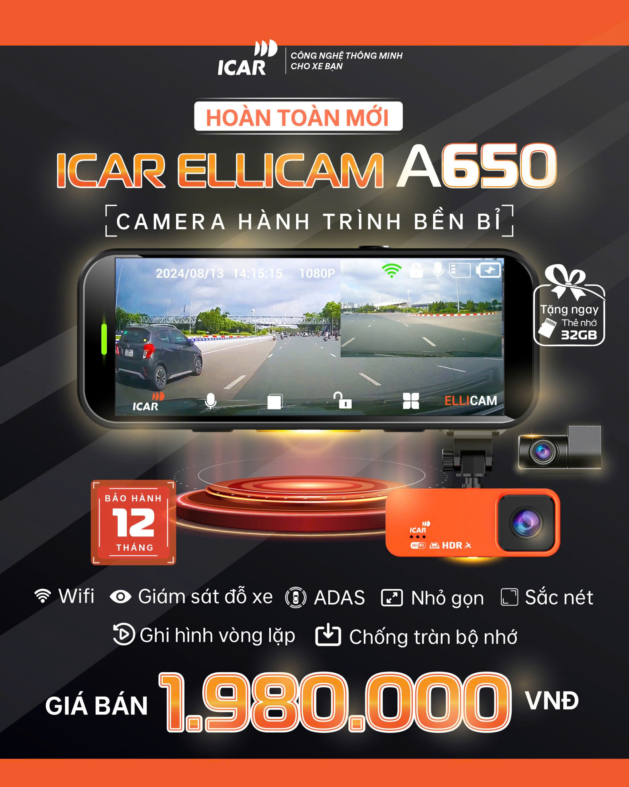Camera ICAR A650 và A650S