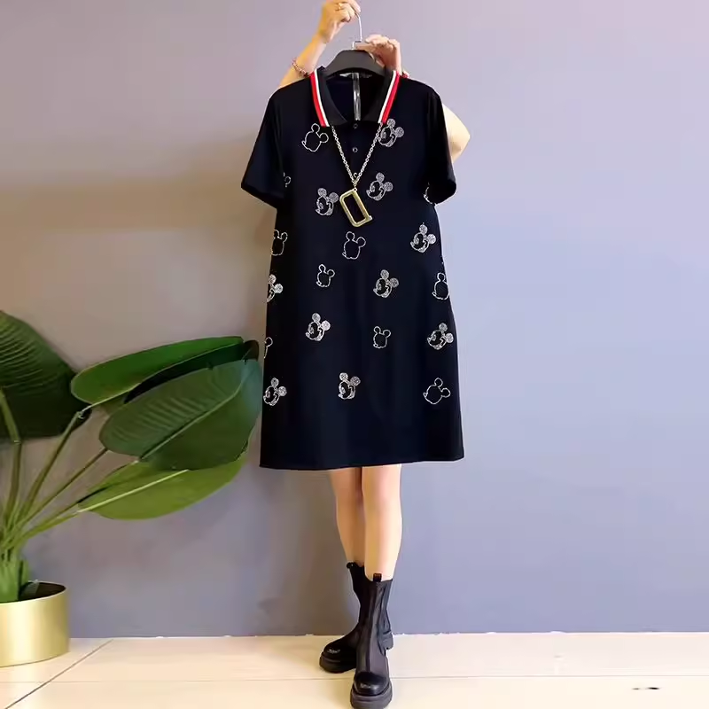 16046-Đầm suông polo in chuột mickey ( thun cá sấu)_thumbnail_0