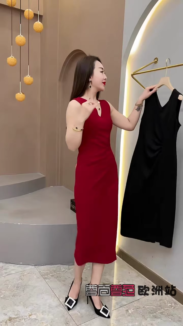 15801-Đầm body sát nách eo  nhún cách điệu (poly 2  da)_thumbnail_2