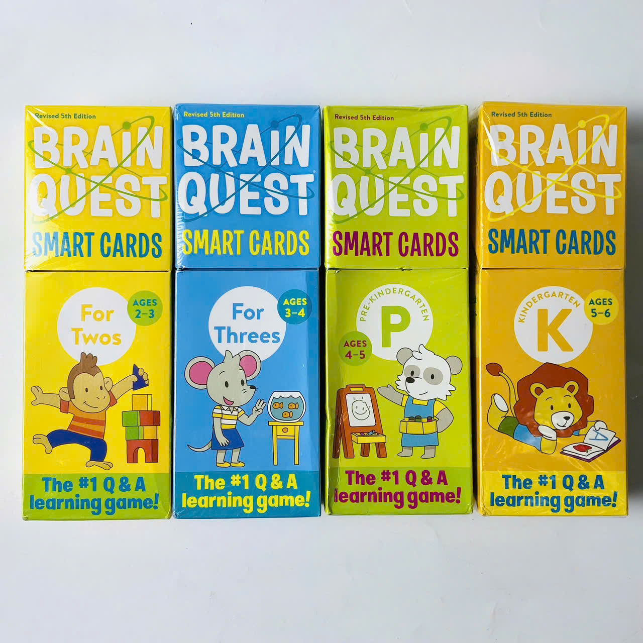 Bộ 4 thẻ Brain Quest mới nhất 5th edition