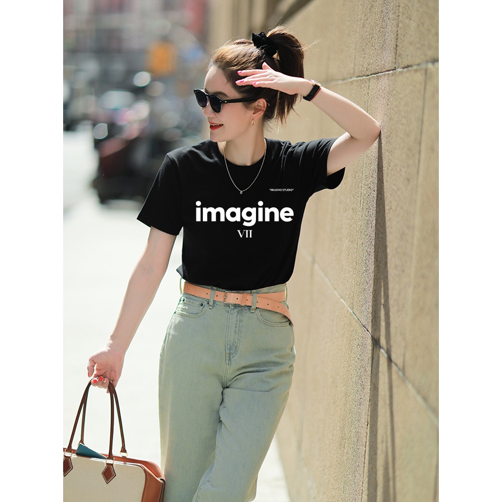 Áo thun nữ form vừa lịch sự dễ phối đồ regular ARD973 Miucho Chic in mix_thumbnail_3