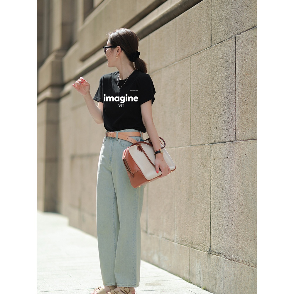 Áo thun nữ form vừa lịch sự dễ phối đồ regular ARD973 Miucho Chic in mix_thumbnail_5