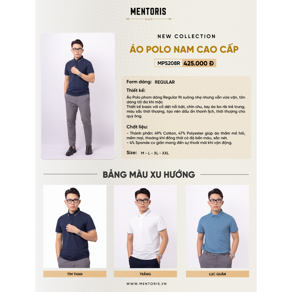 Áo Polo Nam Cao Cấp Vải Coolmax Lacooste MPS208R_thumbnail_6