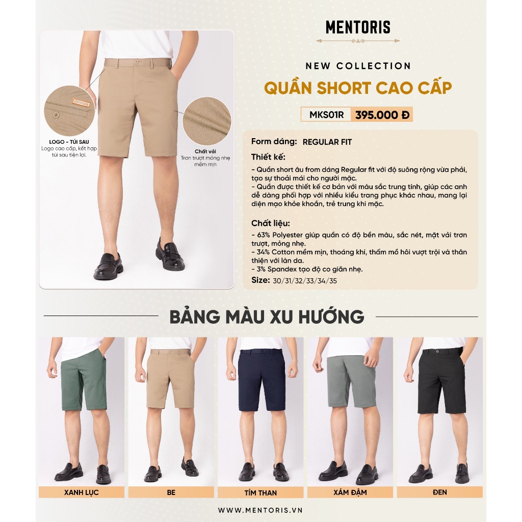 Quần Short Kaki Nam Cao cấp MKS201R_thumbnail_7