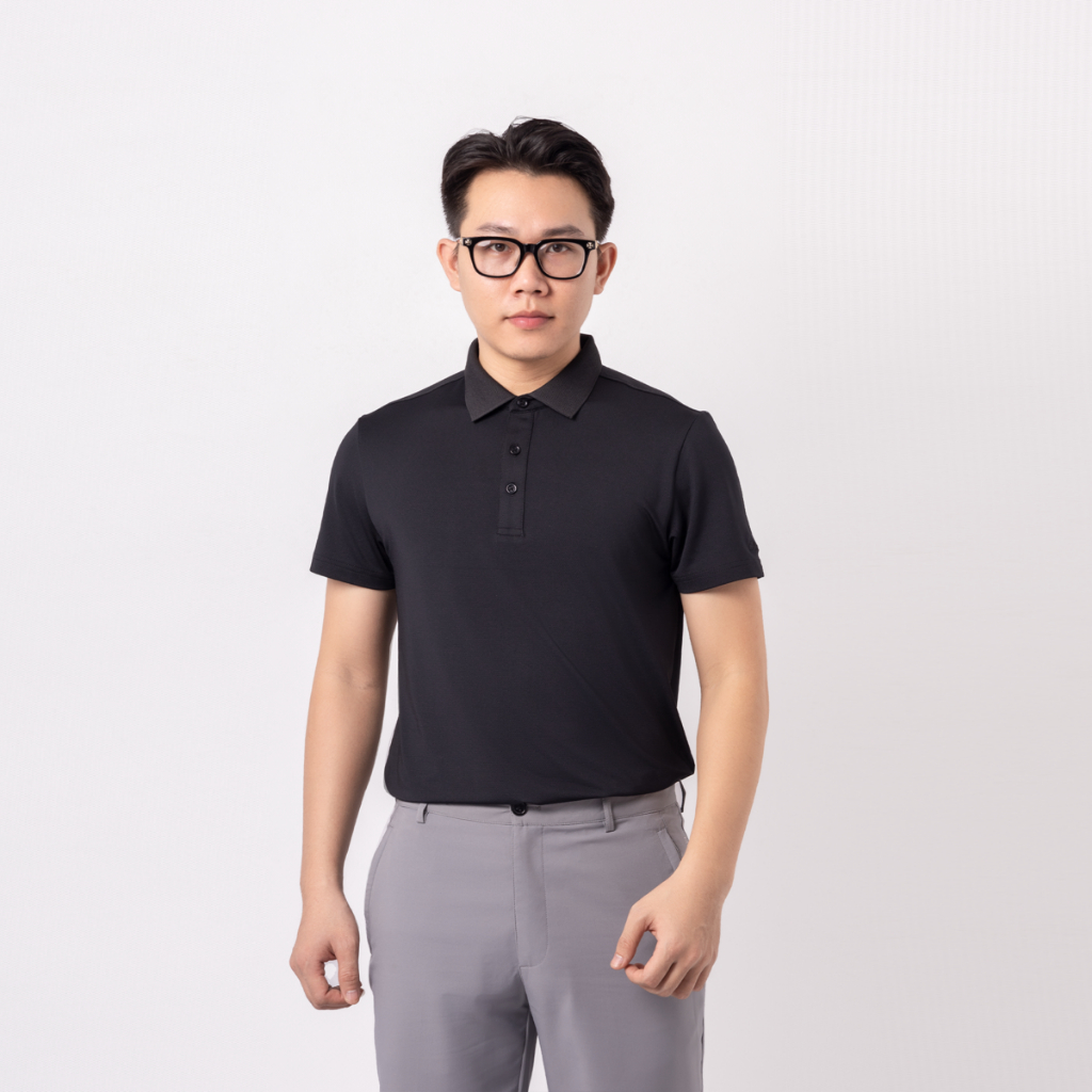 Áo Polo nam thể thao Coolmax Pro - Cổ dệt Jacquard MPS204R