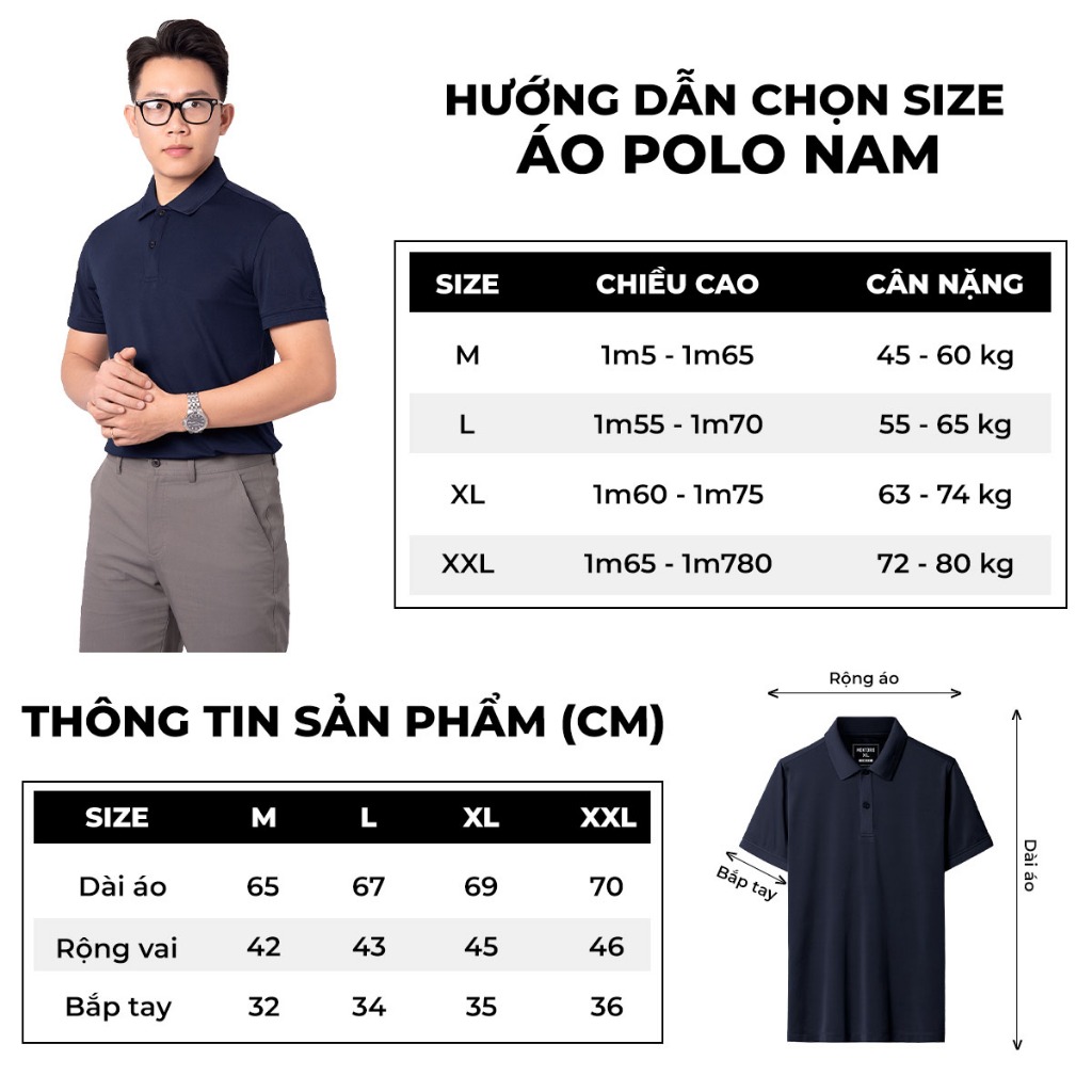 Áo Polo Nam Mentoris Coolmax Pro MPS203S_thumbnail_8