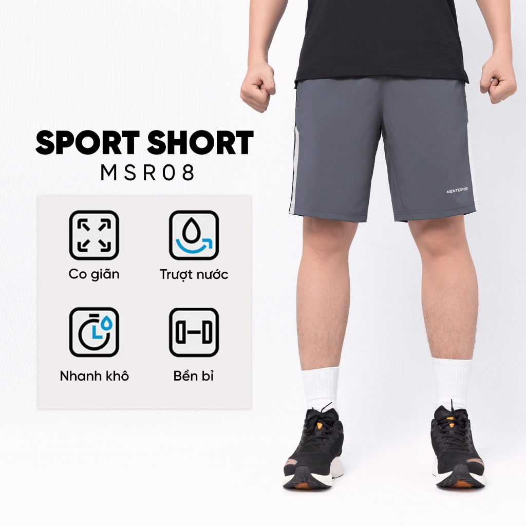 Quần short nam thể tha0 - Faster Running, vải gió cao cấp MSR08_thumbnail_2