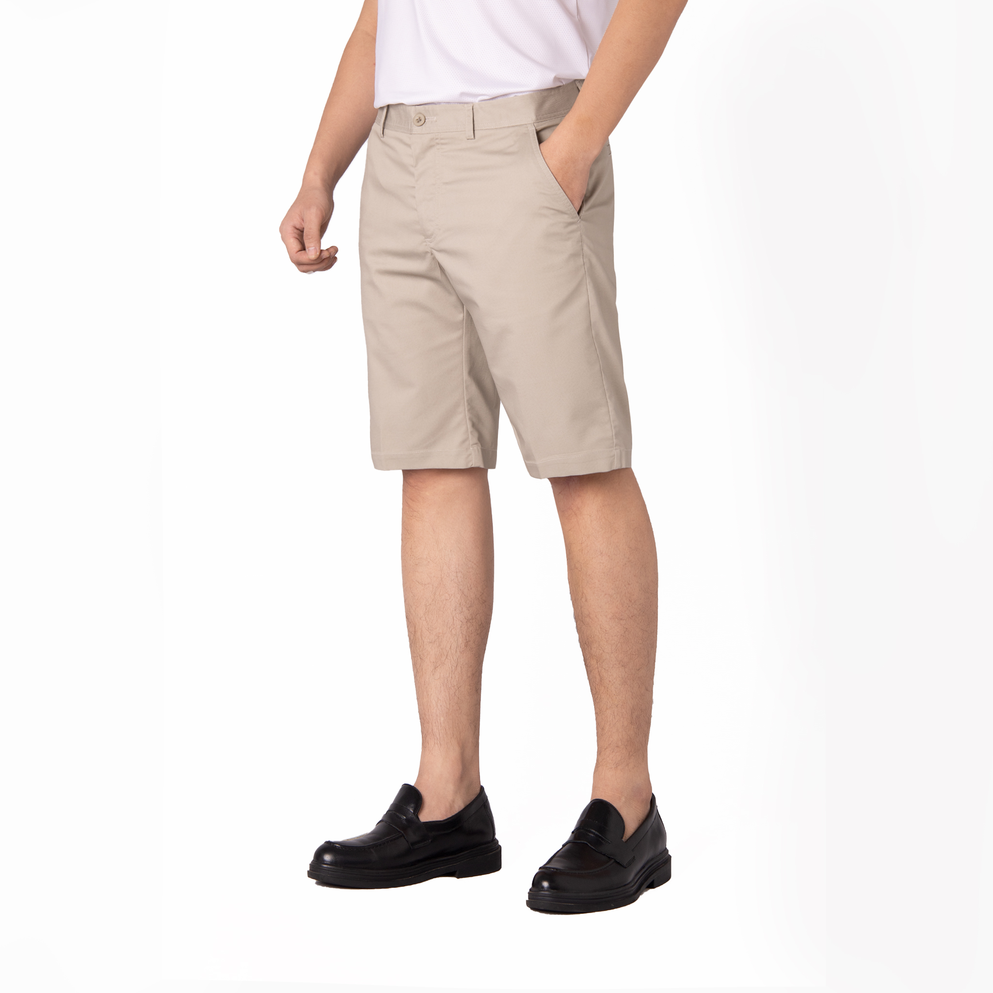 Quần Short nam KaKi Cao Cấp, dệt hoạ tiết caro MKS202R