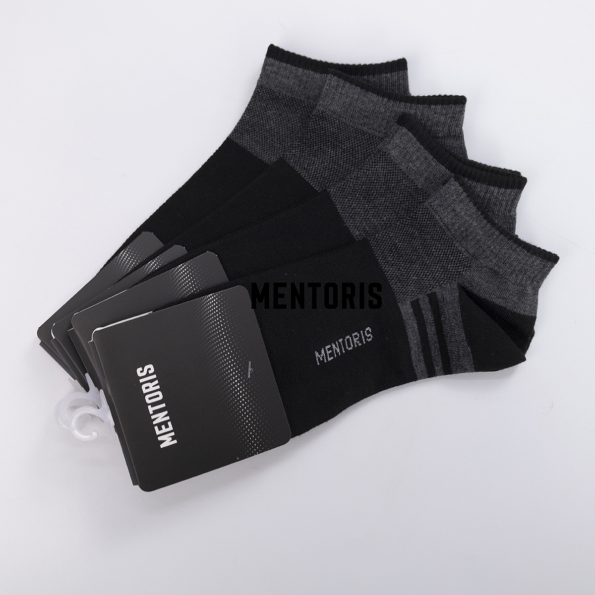 Tất nam cổ ngắn Mentoris Cotton RSP01