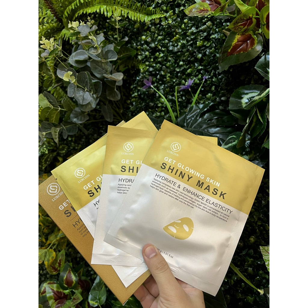 Mặt Nạ Thạch Cấp Nước Lurcinn Shinny Mask 3 Miếng_thumbnail_5
