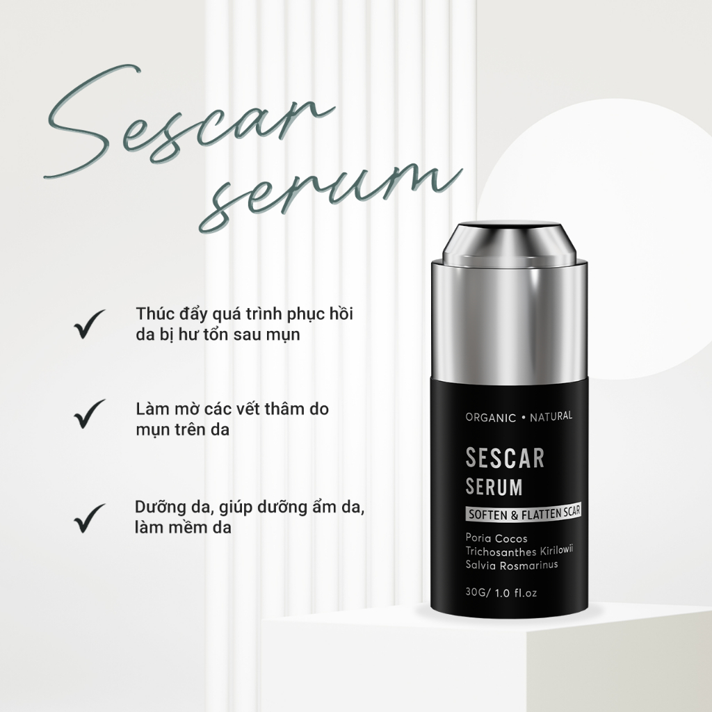 Tinh Chất Phục Hồi Lurcinn Sescar Serum 30g