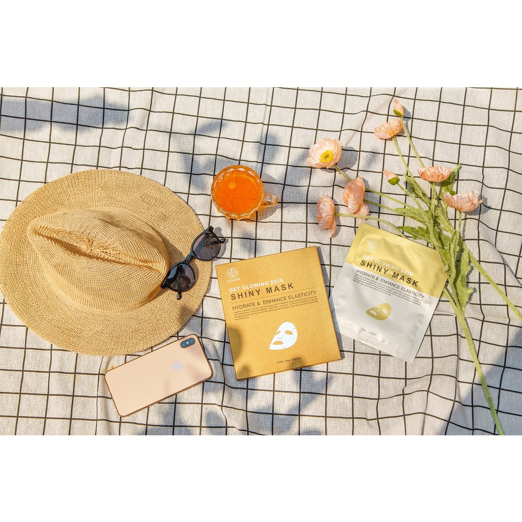 Mặt Nạ Thạch Cấp Nước Lurcinn Shinny Mask 3 Miếng_thumbnail_4