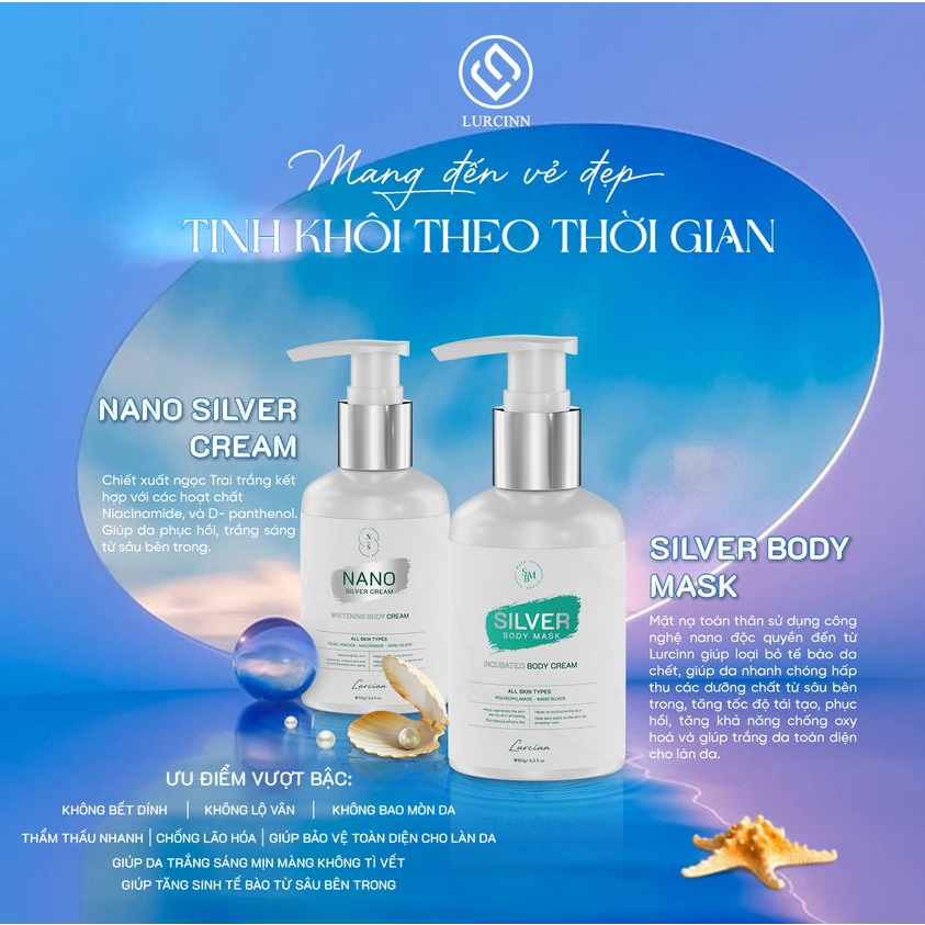Kem Dưỡng Body Lurcinn - Nano Silver Cream 150g