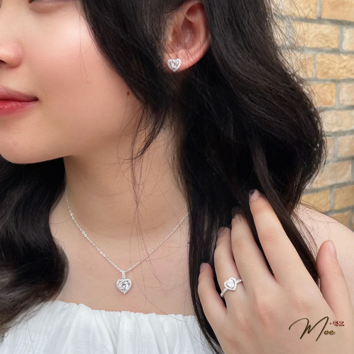 N109 - Nhẫn trái tim đá cầu hôn