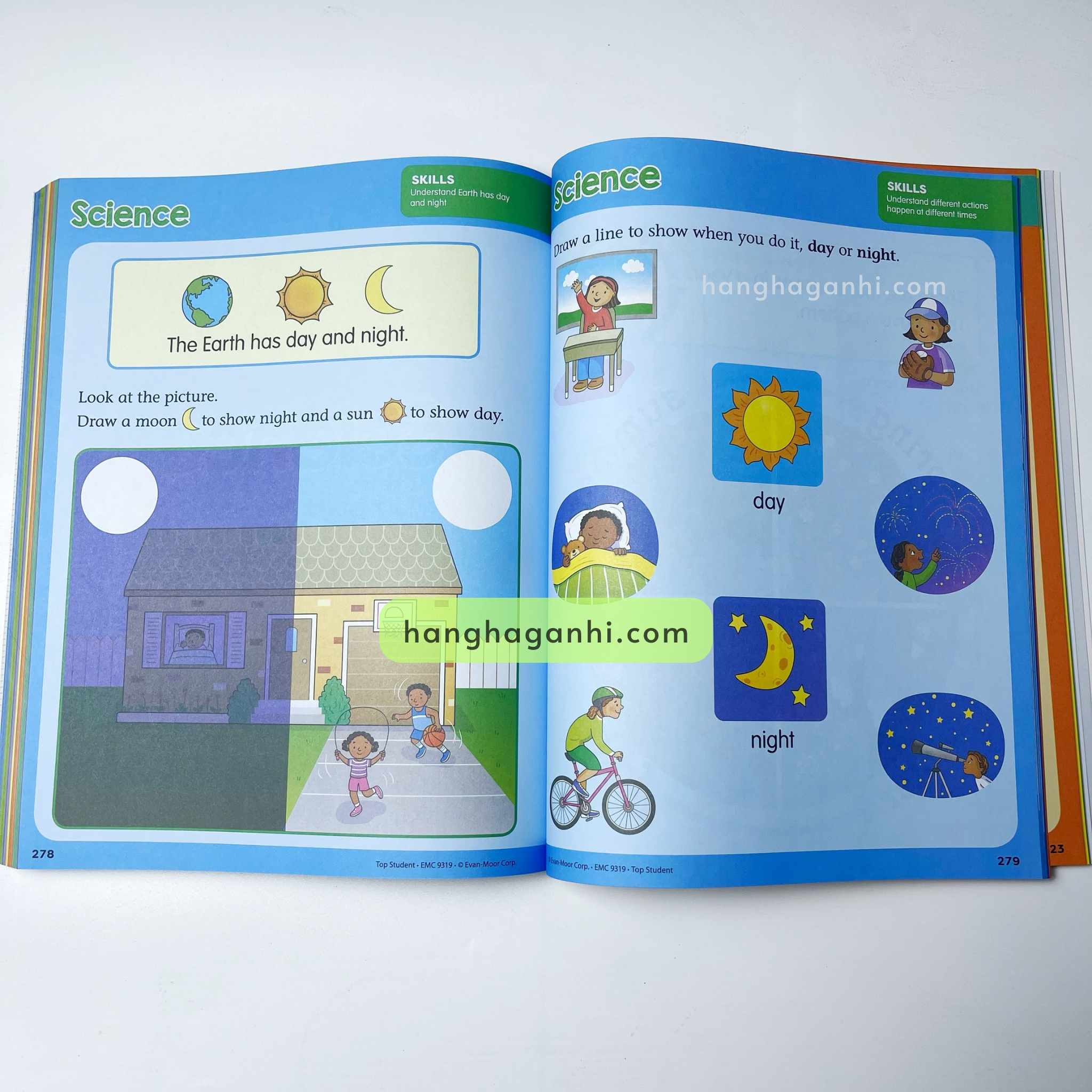 Top Student PreK, K Kindergarten Workbook, Bộ 2 cuốn sách bài tập mầm non Mỹ nhập khẩu, nguyên seal_thumbnail_1