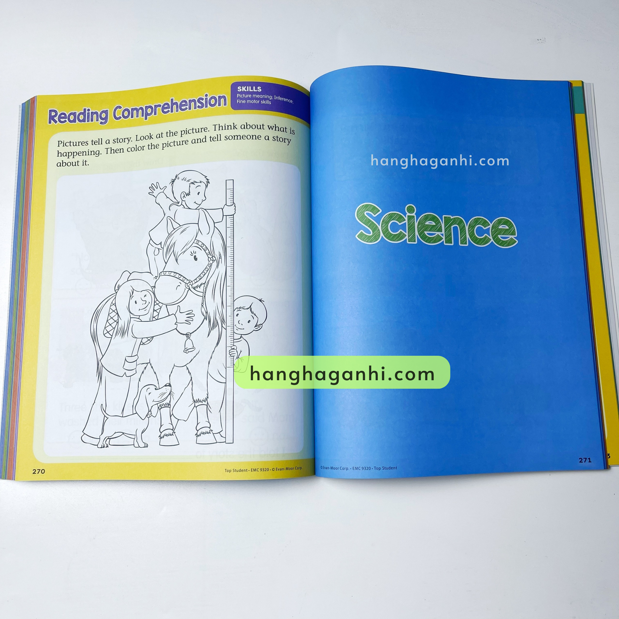 Top Student PreK, K Kindergarten Workbook, Bộ 2 cuốn sách bài tập mầm non Mỹ nhập khẩu, nguyên seal_thumbnail_7