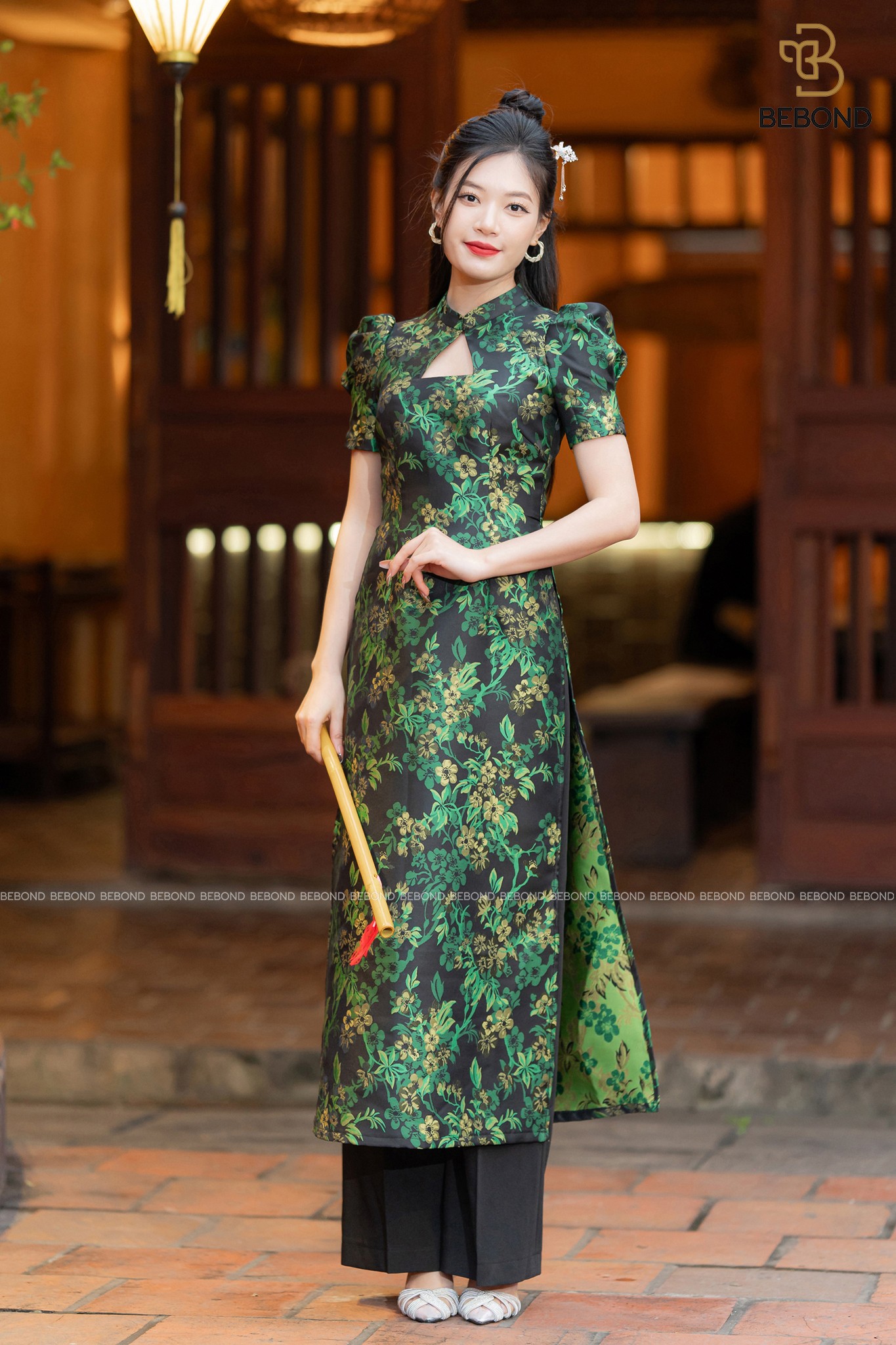 SET ÁO DÀI THỤC DI HOA XANH_thumbnail_7