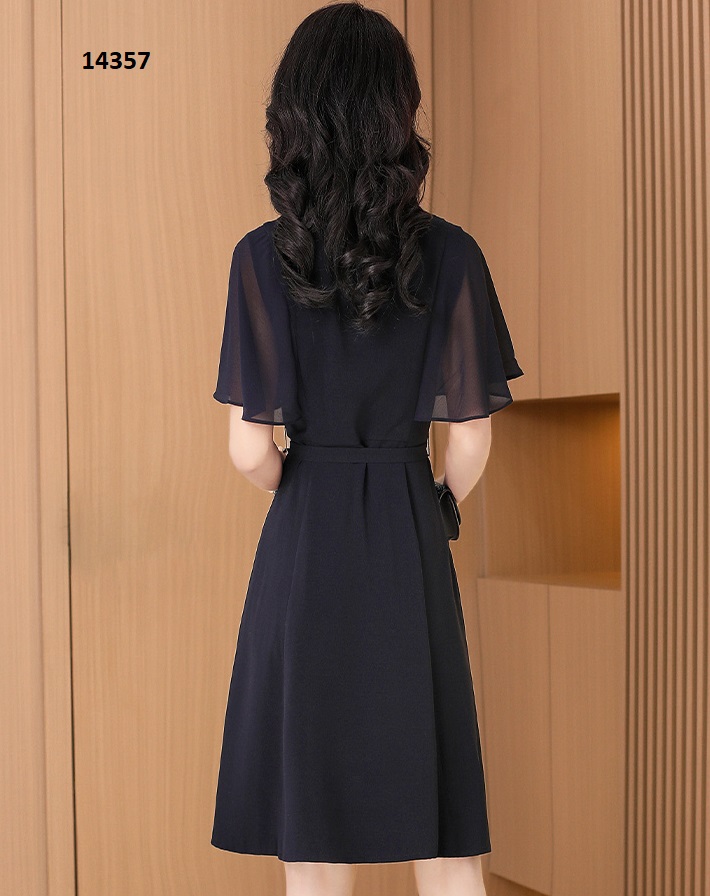 14357-Đầm xòe công sở phối dập ly_thumbnail_4