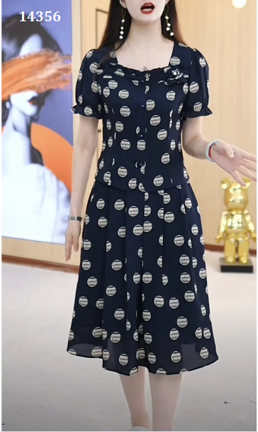 14356-Đầm giả kiểu rời họa tiết chấm tròn _thumbnail_0