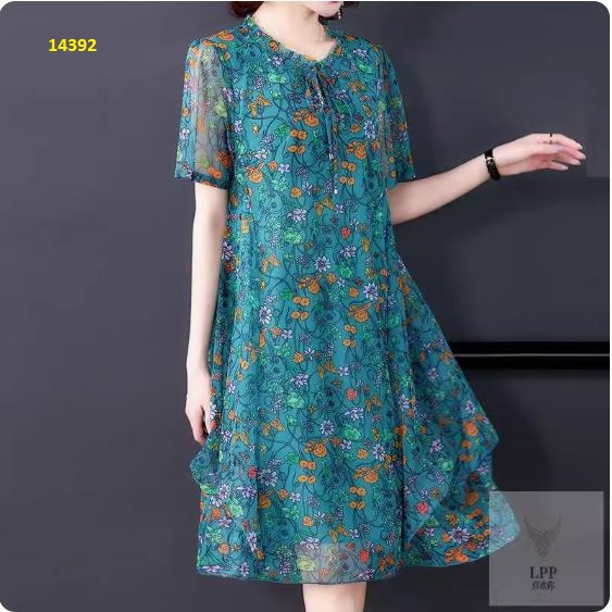 14392-Đầm oversize tay ngắn vạt váy cách điệu (voan + lót) _thumbnail_6
