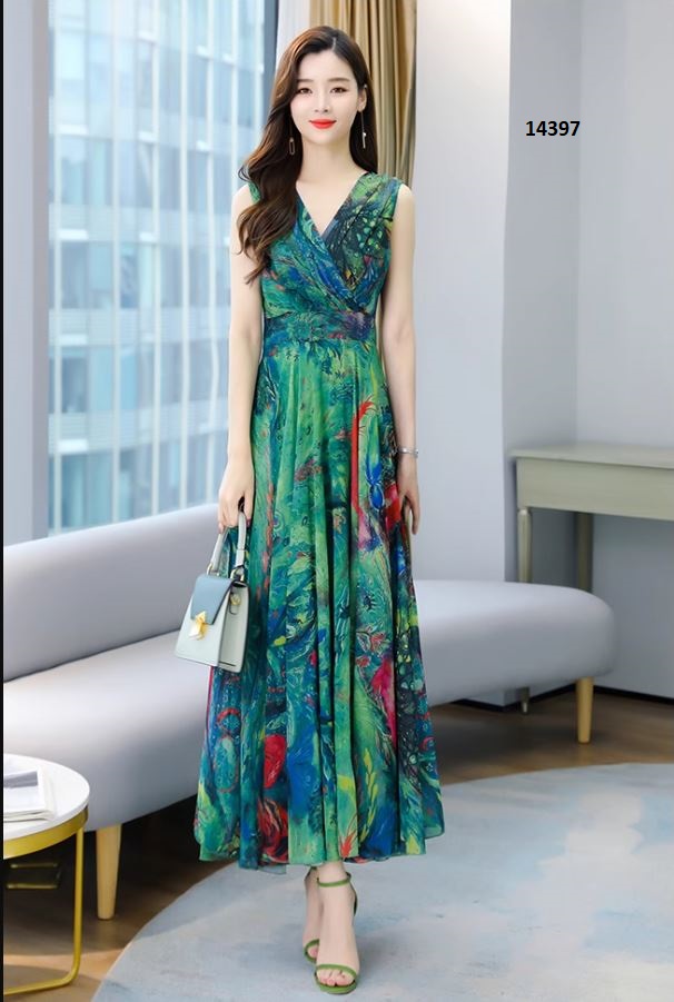 14397-Đầm maxi sát nách phong cách âu mỹ (voan+ lót thun) _thumbnail_7