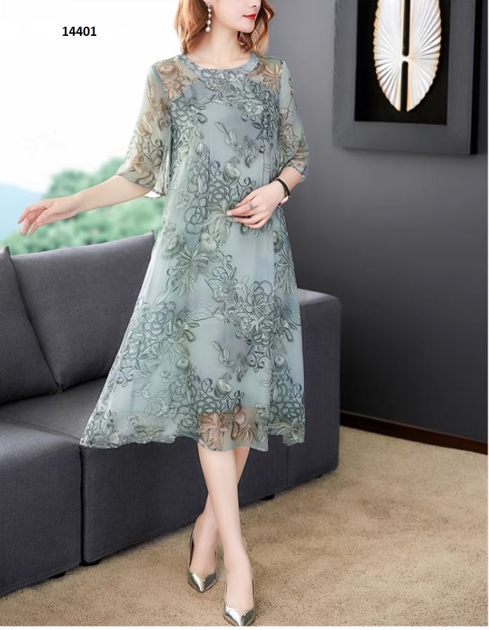 14401-Đầm suông form rộng tay lỡ in hoa nổi_thumbnail_2