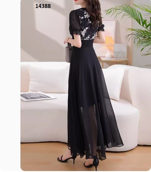 14388-Đầm maxi cổ đắp chéo viền hoa trắng _thumbnail_5