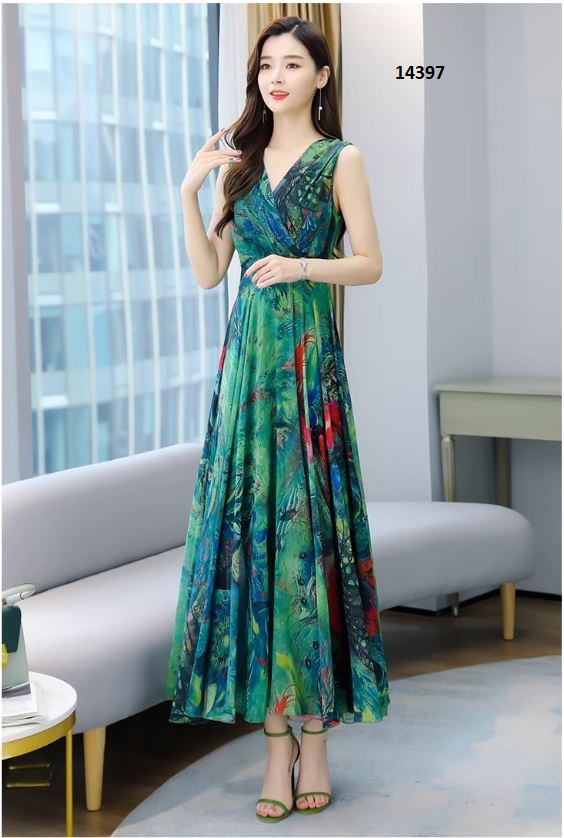 14397-Đầm maxi sát nách phong cách âu mỹ (voan+ lót thun) _thumbnail_8