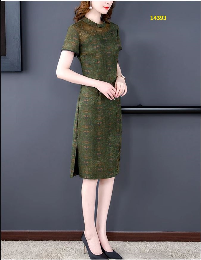 14393-Đầm sườn xám tay ngắn xẻ tà _thumbnail_6