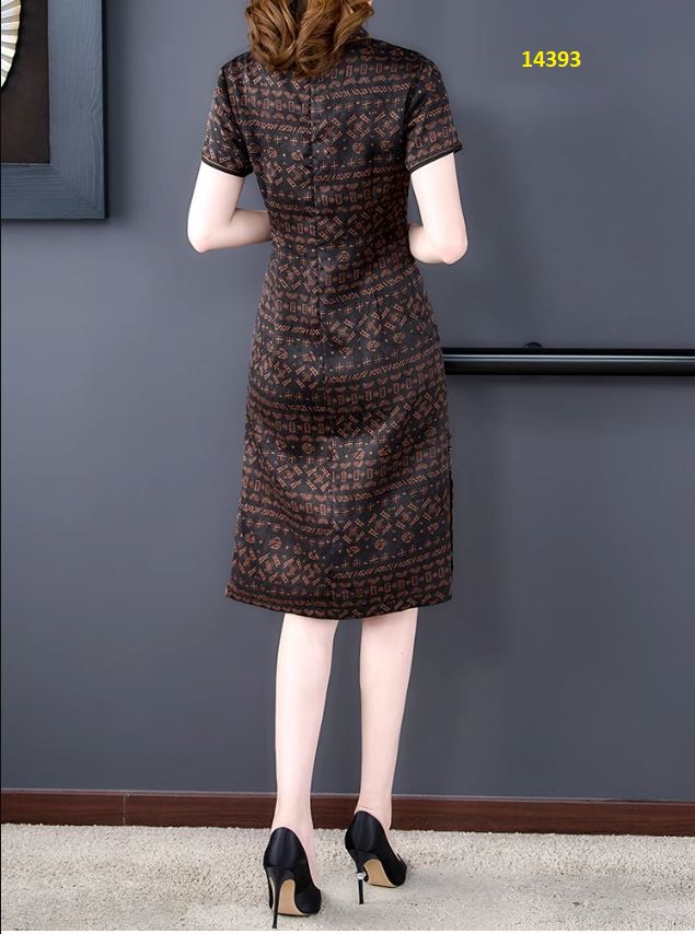 14393-Đầm sườn xám tay ngắn xẻ tà _thumbnail_0