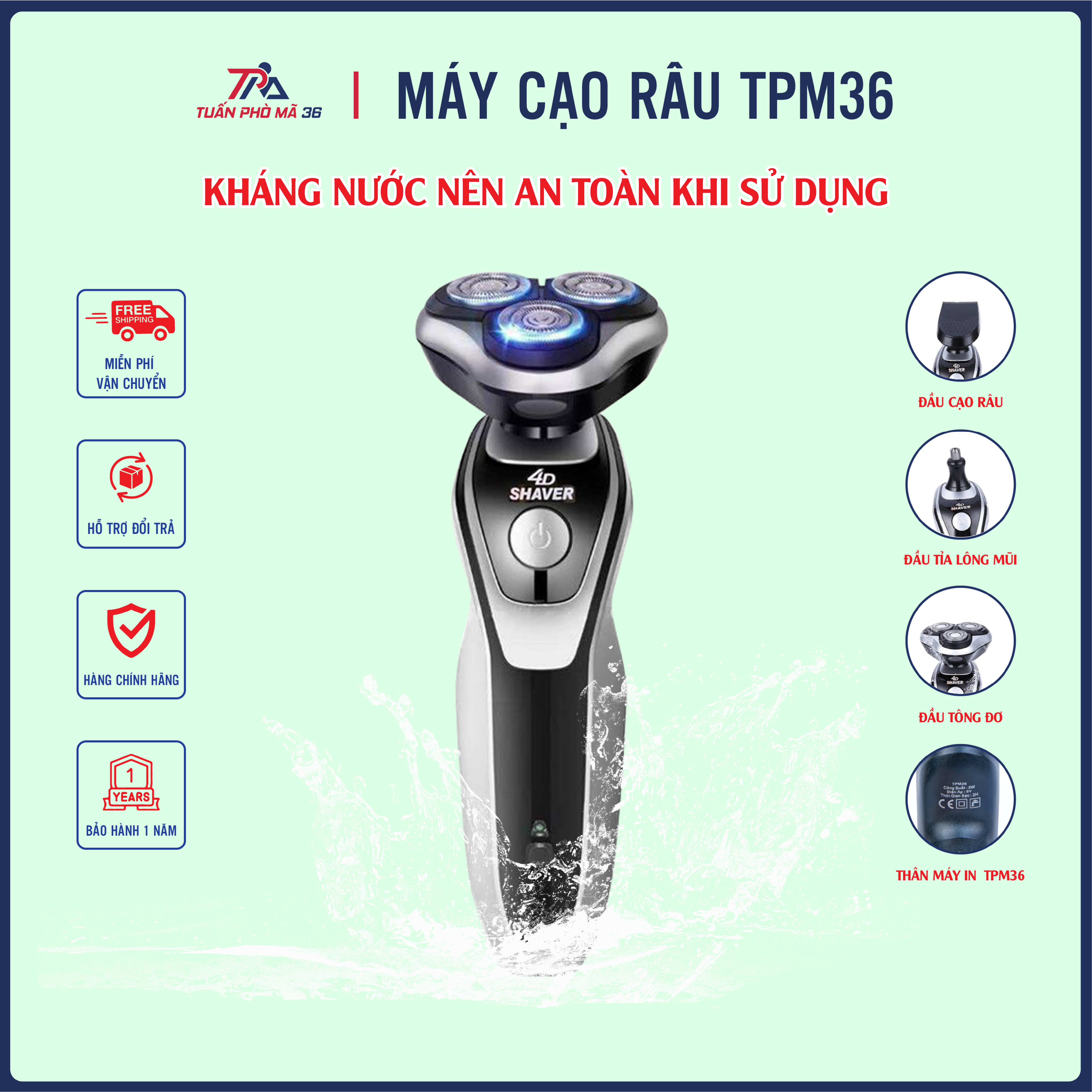 Máy cạo râu Mẫu Cơ Bản 1588_thumbnail_18
