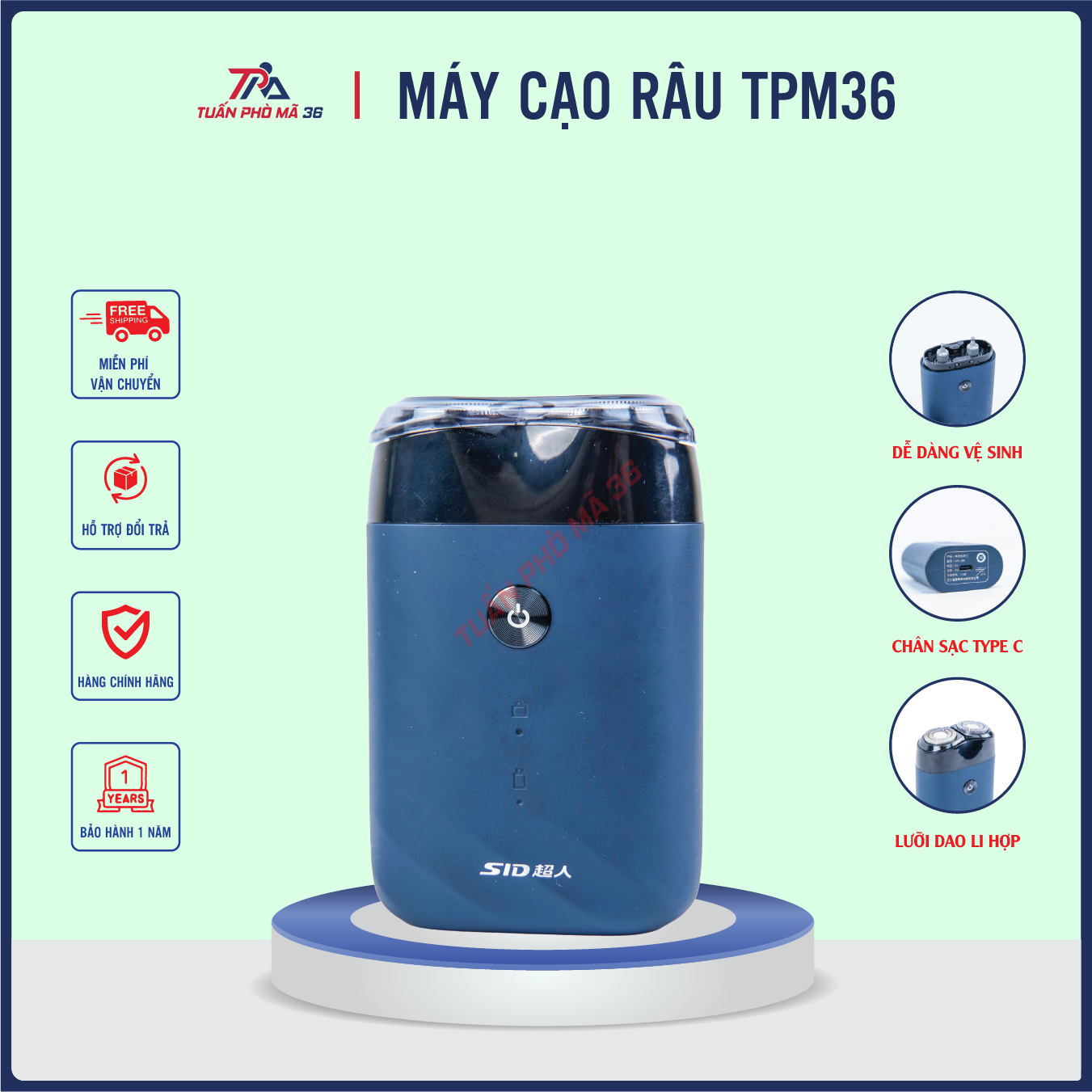 Máy Cạo Râu Mini cao Cấp 8W_thumbnail_9