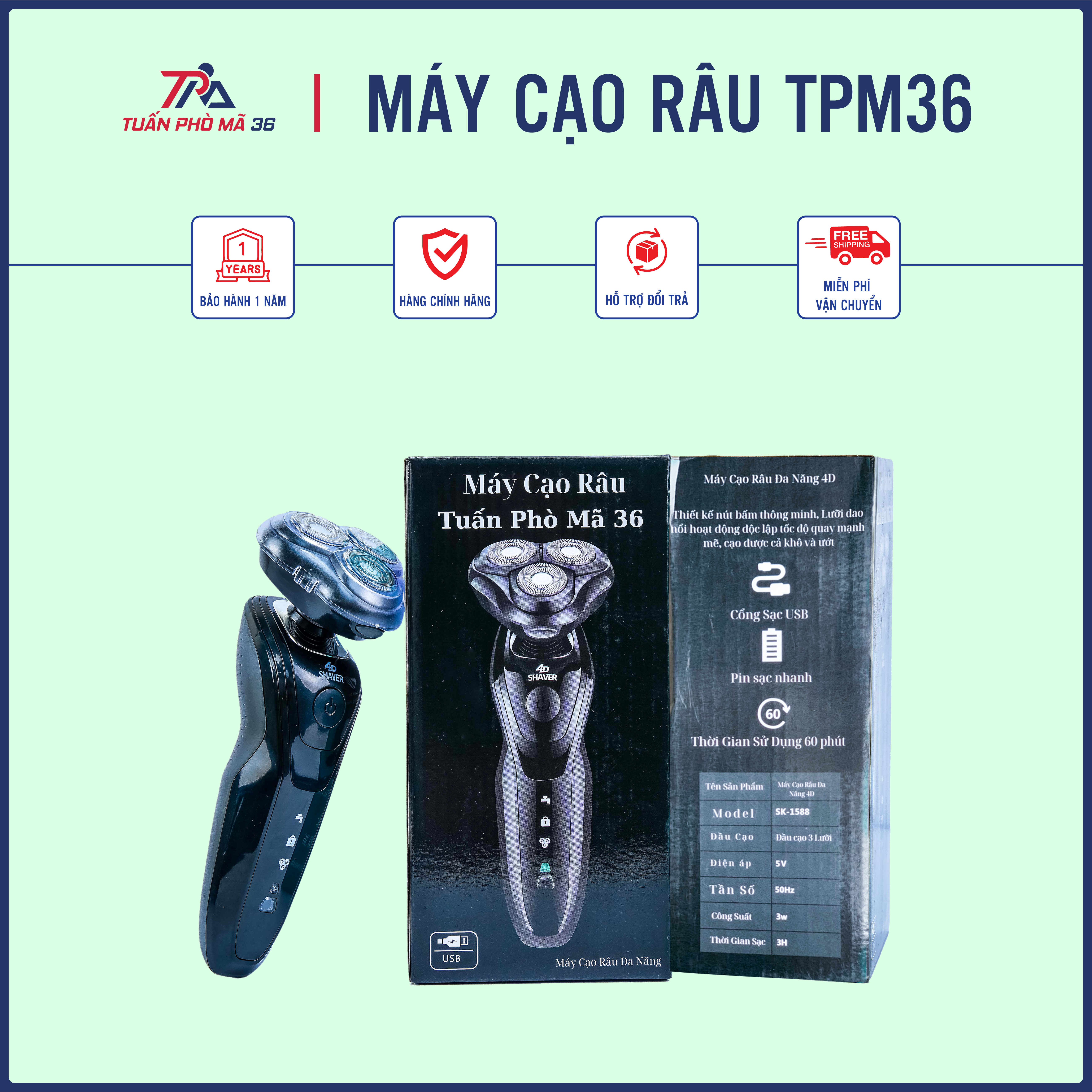 Máy cạo râu Mẫu Cơ Bản 1588_thumbnail_21