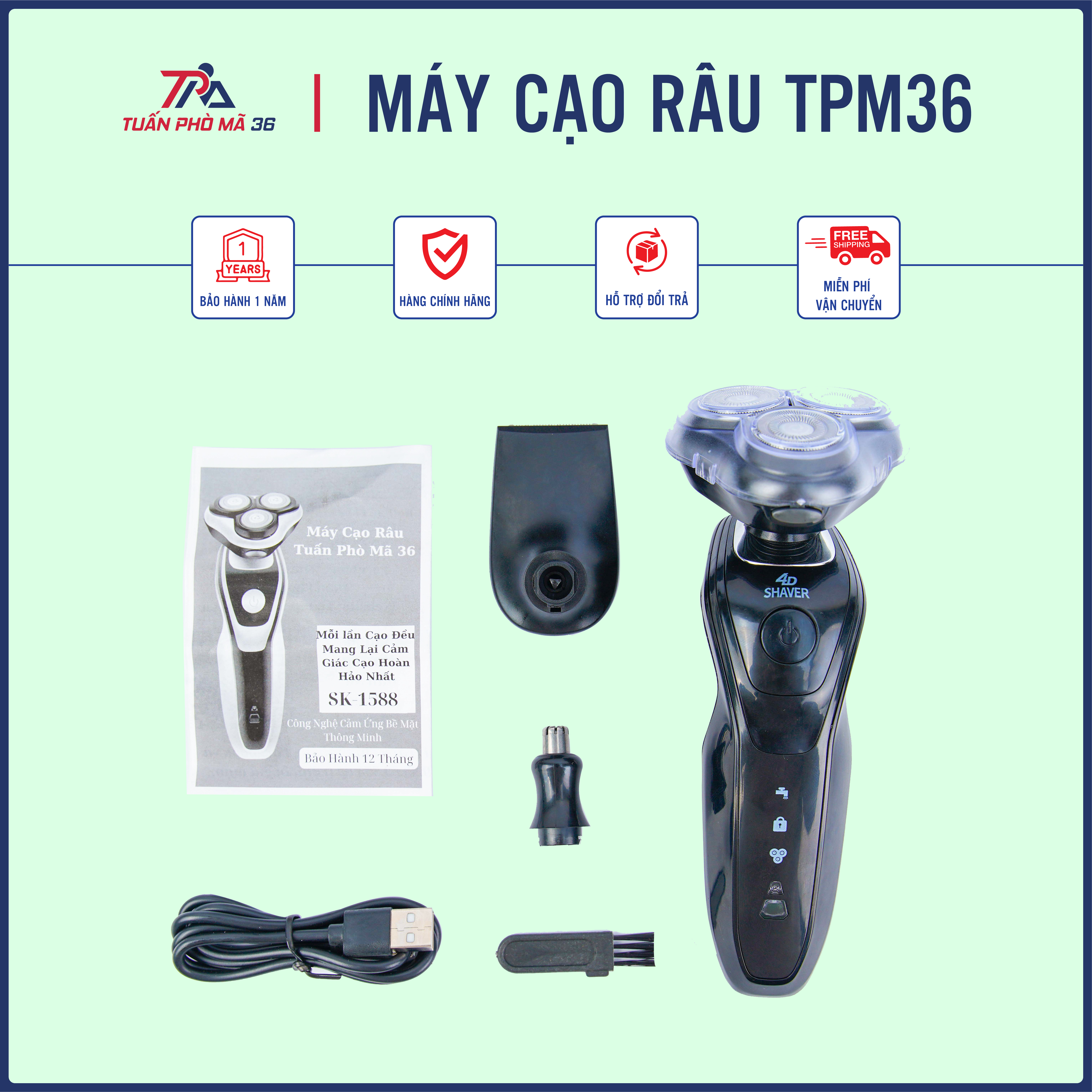 Máy cạo râu Mẫu Cơ Bản 1588_thumbnail_20
