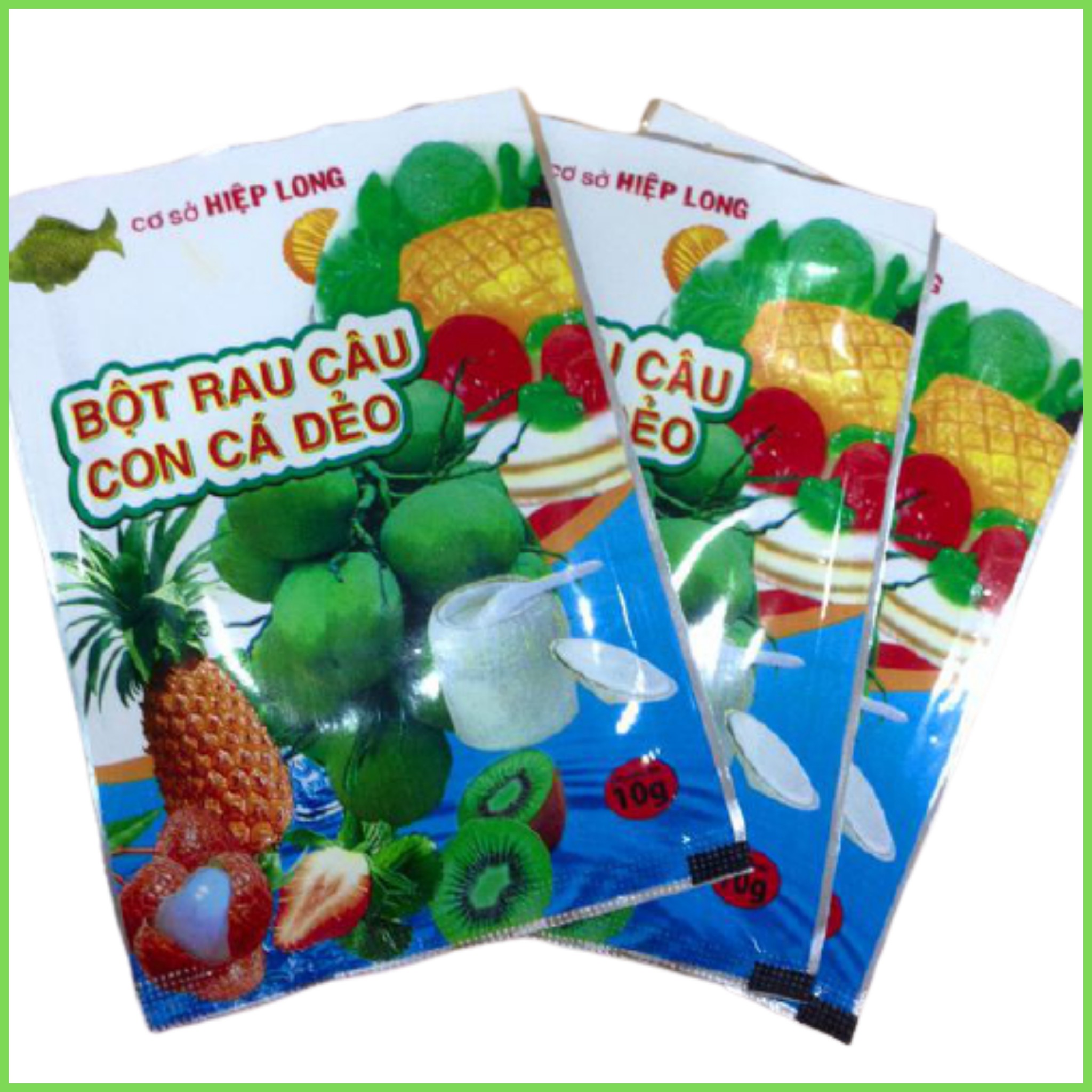 Rau câu con cá dẻo
