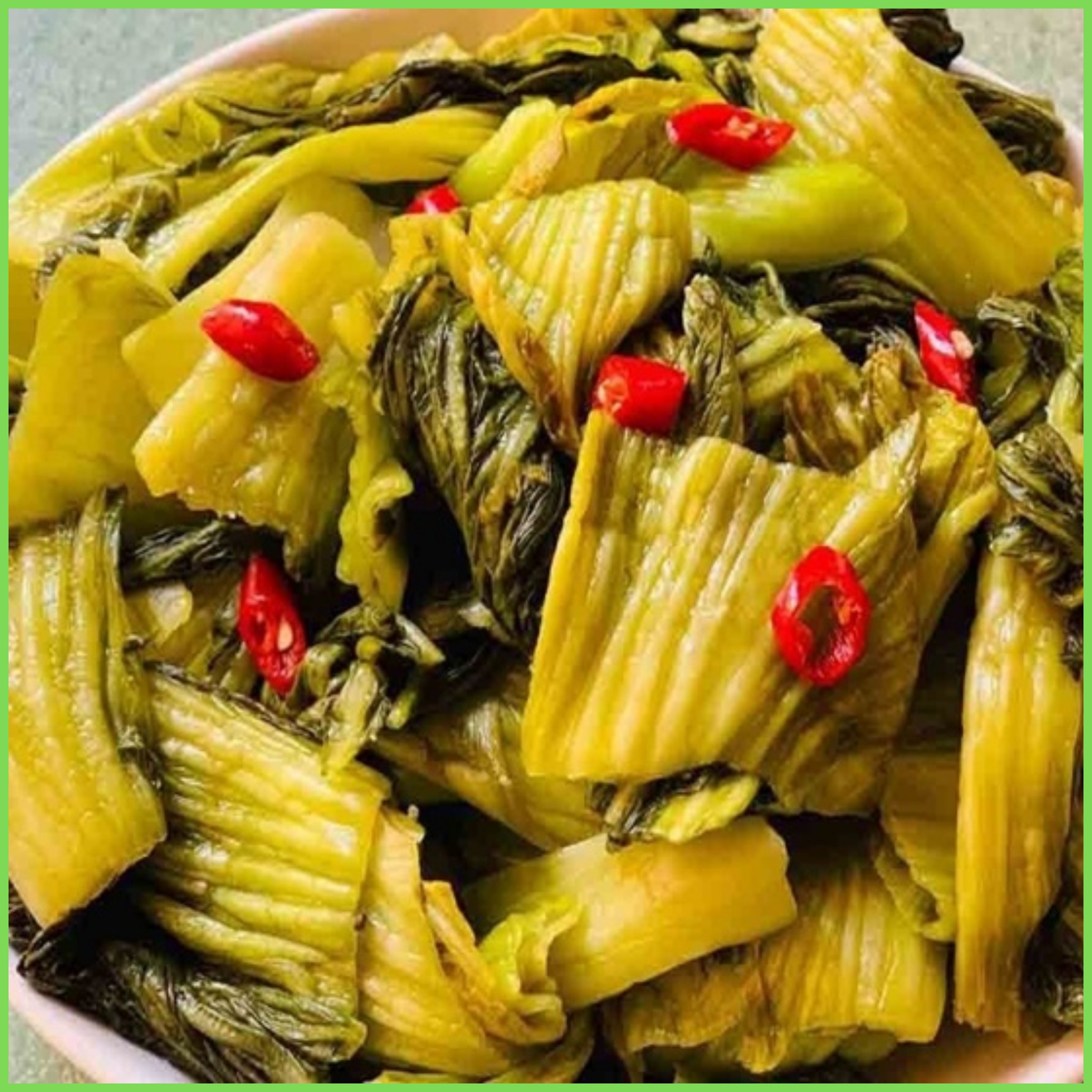 Dưa cải đóng lon