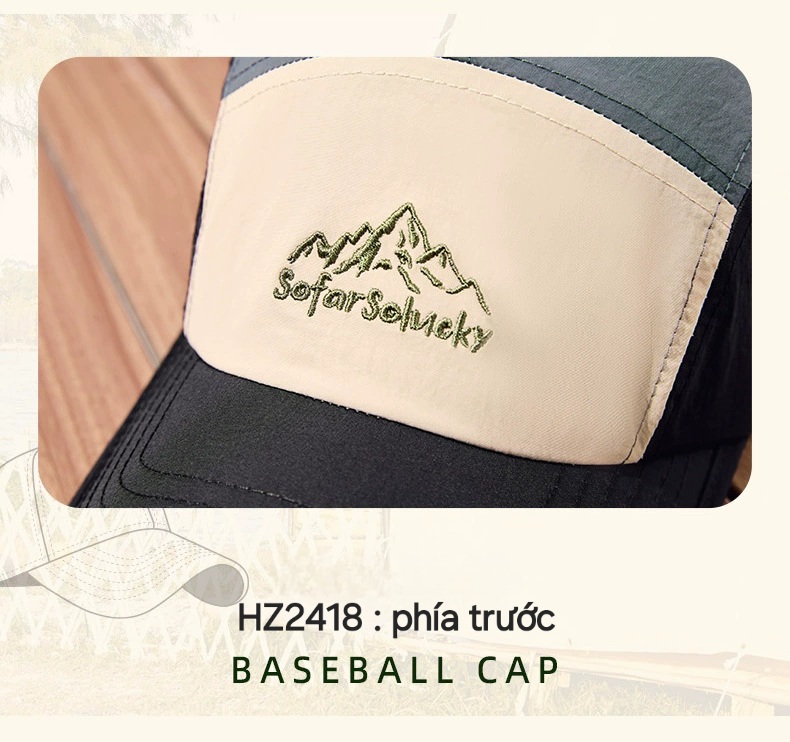 Mũ lưỡi trai dã ngoại, thể thao HZ2418_thumbnail_18