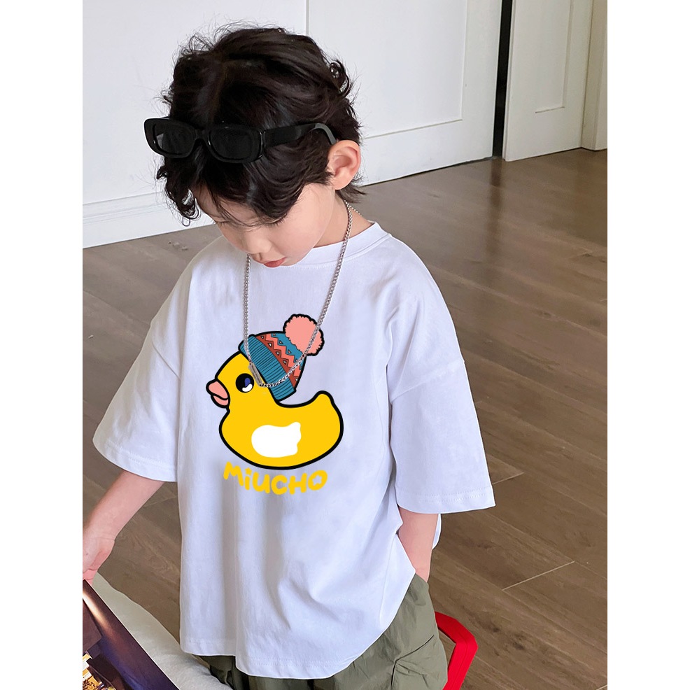 Áo thun cho bé gái form rộng AED1182 Miucho Kid tay ngắn cổ tròn style hàn quốc in artwork_thumbnail_6