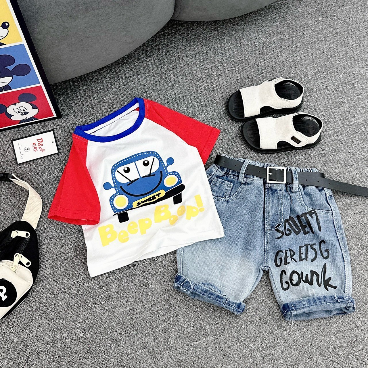 K43 BỘ CỘC QUẦN BÒ Ô TÔ VÀ KHỦNG LONG- A116.579_thumbnail_1