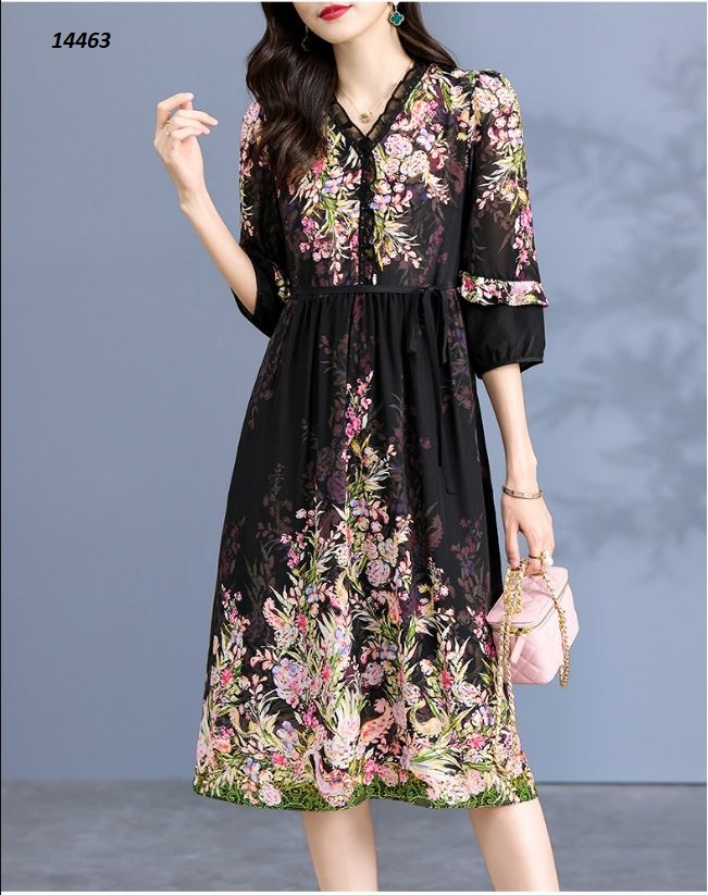 14463-Đầm voan xòe cổ bèo họa tiết xuân hè_thumbnail_2