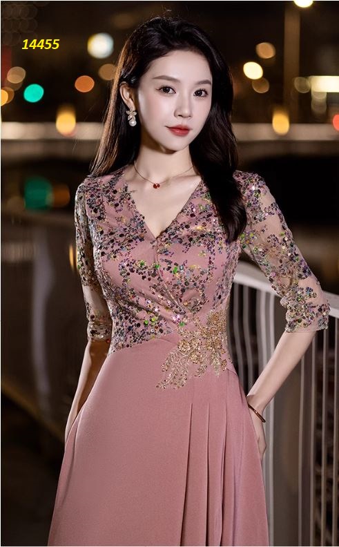14455-Đầm xòe dự tiệc phối kim sa lấp lánh_thumbnail_4