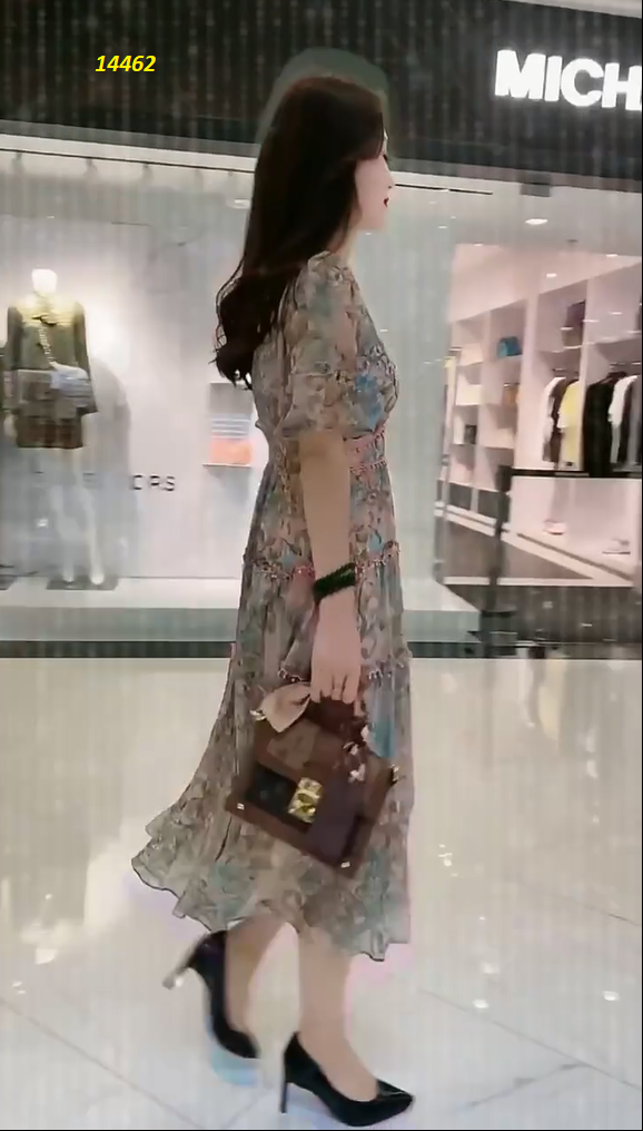 14462-Đầm voan xòe phối dây ren viền tầng cổ bèo_thumbnail_0