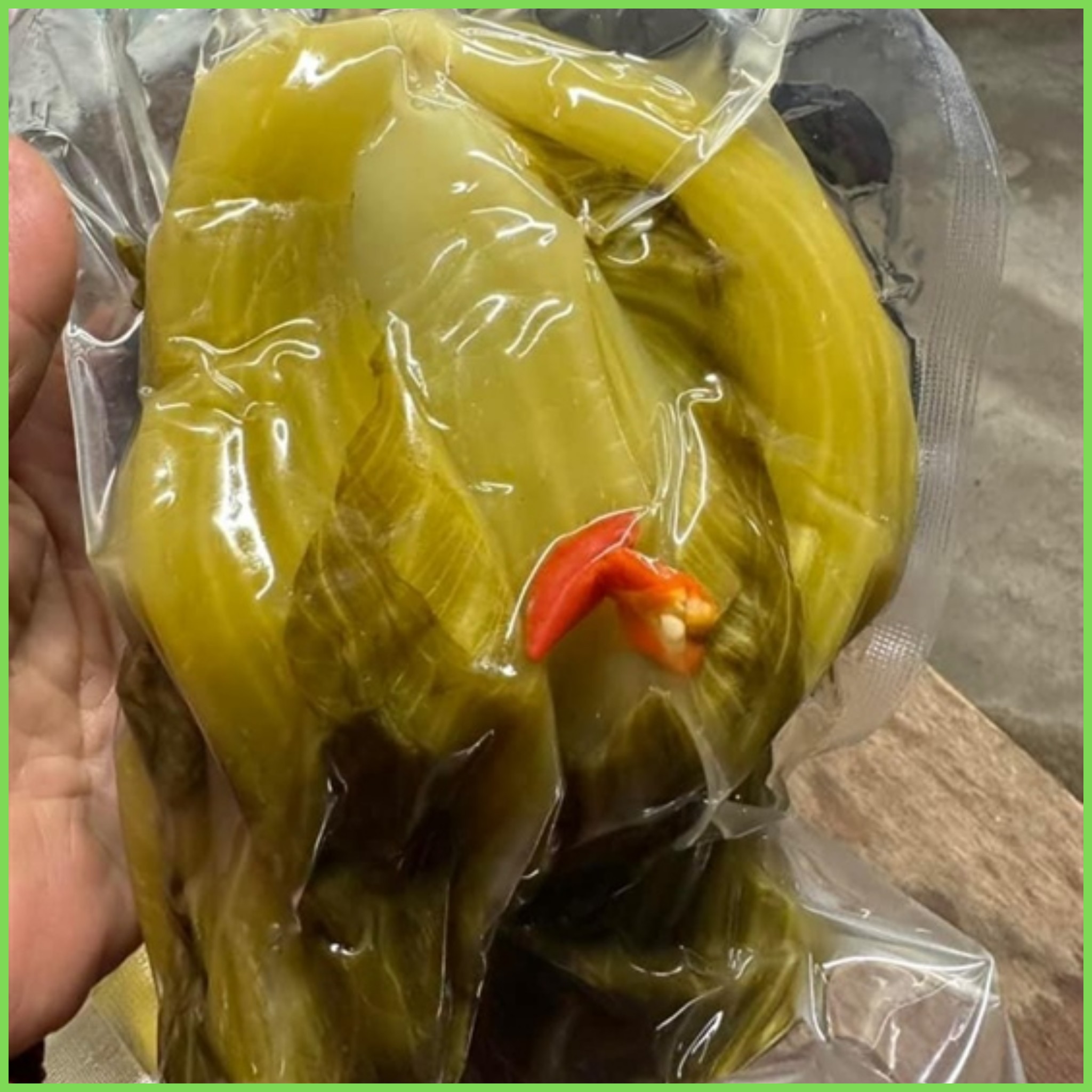 Dưa cải muối sẵn